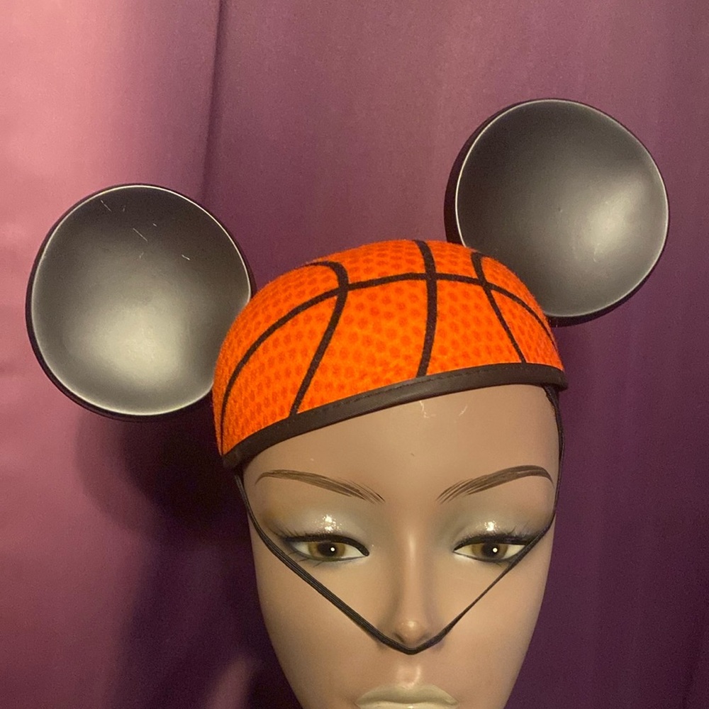 Basketball Mickey Ears | NBA Experience Vintage Disney Mouse Ears Hat - Picture 6 of 8